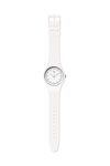 SWATCH Gents WhiteNpurple White Silicone Strap