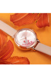 OUI&ME Fleurette Pink Leather Strap