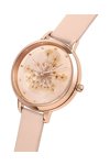 OUI&ME Fleurette Pink Leather Strap