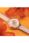 OUI&ME Fleurette Pink Leather Strap