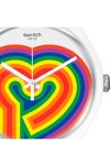 SWATCH Beating Love Multicolor Silicone Strap