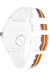 SWATCH Beating Love Multicolor Silicone Strap