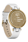 GARMIN Lily™ Classic Light Gold & White Leather Band