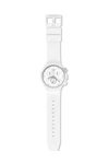 SWATCH Big Bold Chequered White Chronograph White Silicone Strap