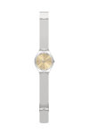 SWATCH Skin Irony Skin Golden Blink Silver Stainless Steel Bracelet