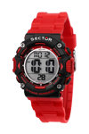 SECTOR EX-32 Chronograph Red Plastic Strap