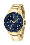 MASERATI Sfida Chronograph Gold Stainless Steel Bracelet