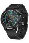 DAS.4 Smartwatch Chronograph Black Silicon Strap SQ12