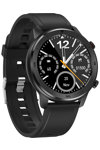 DAS.4 Smartwatch Chronograph Black Silicon Strap SQ12