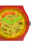 SWATCH Retro-Rosso Red Silicone Strap