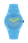 SWATCH Ocean Blur Blue Silicone Strap