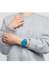 SWATCH Ocean Blur Blue Silicone Strap