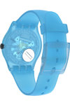 SWATCH Ocean Blur Blue Silicone Strap