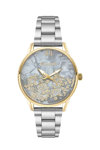 FERENDI Posy Crystals Gold Stainless Steel Bracelet