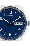 SWATCH Rinse Repeat Navy Blue Plastic Strap