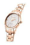 TRUSSARDI T-Bent Rose Gold Metallic Bracelet