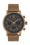 OOZOO Q3 Chronograph Brown Metallic Bracelet