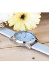 OOZOO Q3 Light Blue Leather Strap