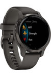 GARMIN Venu 2S Slate Bezel with Graphite Case and Grey Silicone Band