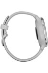 GARMIN Venu 2S Silver Bezel with Mist Gray Case and White Silicone Band