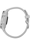 GARMIN Venu 2S Silver Bezel with Mist Gray Case and White Silicone Band