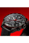 TISSOT PRS 516 Chronograph Black Leather Strap