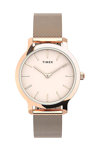 TIMEX Transcend Rose Gold Stainless Steel Bracelet