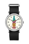 TIMEX Weekender Coca-Cola 1971 Black Fabric Strap