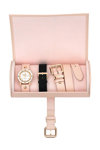 RADO Captain Cook Marina Hoermanseder Automatic Diamond Pink Leather Strap Gift Set (R32139708)