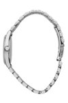 OUI&ME Coquette Diamonds Silver Stainless Steel Bracelet