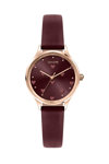 OUI&ME Bichette Bordeaux Leather Strap