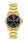 SWISS ALPINE MILITARY Leader Gold Stainless Steel Bracelet