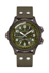 HAMILTON Khaki X-Wind Automatic Green Fabric Strap