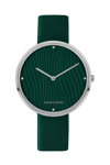 Jacques LEMANS Design Green Leather Strap