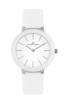 Jacques LEMANS Monaco White Leather Strap