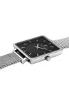 PIERRE LANNIER Lecare Silver Stainless Steel Bracelet