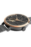 PIERRE LANNIER Automatic Black Stainless Steel Bracelet