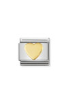 NOMINATION Link - LOVE in stainless steel with 18k gold Heart