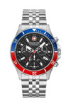 SWISS MILITARY HANOWA Flagship Racer Chronograph Silver Stainless Steel Bracelet