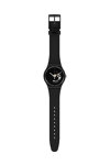 SWATCH Spot Time Black Plastic Strap