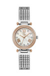 GUESS Collection Prime Chic Crystals Silver Stainless Steel Bracelet