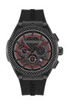 CERRUTI Ruscello Chronograph Black Silicone Strap