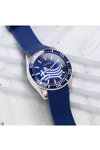 LEDOM Divers Blue Silicone Strap Greek Limited Edition