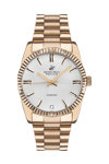 BEVERLY HILLS POLO CLUB Diamond Rose Gold Stainless Steel Bracelet