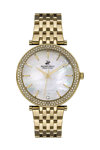 BEVERLY HILLS POLO CLUB Crystals Gold Stainless Steel Bracelet