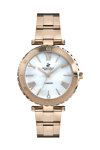 BEVERLY HILLS POLO CLUB Diamond Rose Gold Stainless Steel Bracelet