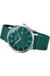 BERING Solar Green Stainless Steel Bracelet