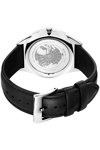 BERING Ultra Slim Black Leather Strap