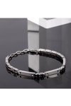 SECTOR Stainless Steel Bracelet with Enamel and Zircon