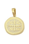 9ct Gold Double Sided Lucky Pendant by Ino&Ibo